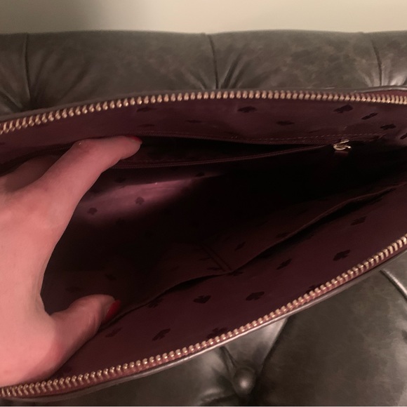 Kate Spade purple purse - Picture 2 of 4
